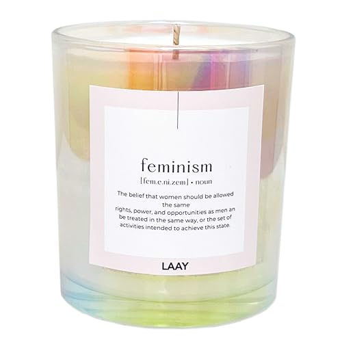 Laay "Feminism Definition" Duftkerze im Glas, Geschenkidee für die besondere Person in deinem Leben (Vanille & Sandelholz) von Laay