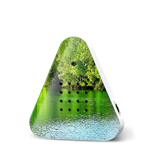 RELAXOUND ORIGINAL Lakesidebox Forest – Moderne Naturgeräusche Box – Entspannende Waldsee-Atmo – Bewegungsmelder mit Sound – Naturgeräusche Soundbox von RELAXOUND