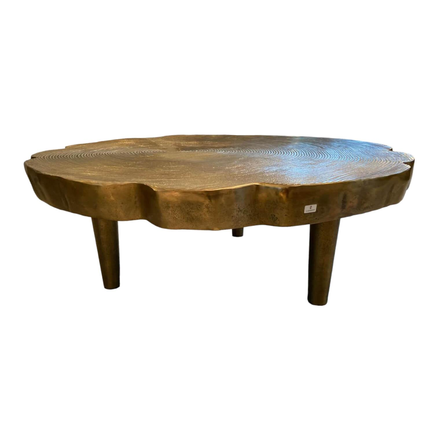 Couchtisch Toshiko Aluminium Sandgussverfahren Messing Baumschreiben Design Couchtisch Toshiko Aluminium Sandgussverfahren Messing Baumschreiben Design von Lambert