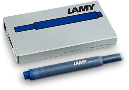 Lamy T10 Tintenpatronen (10 Packungen á 5 Stück = 50 Patronen, blau-schwarz) von Lamy