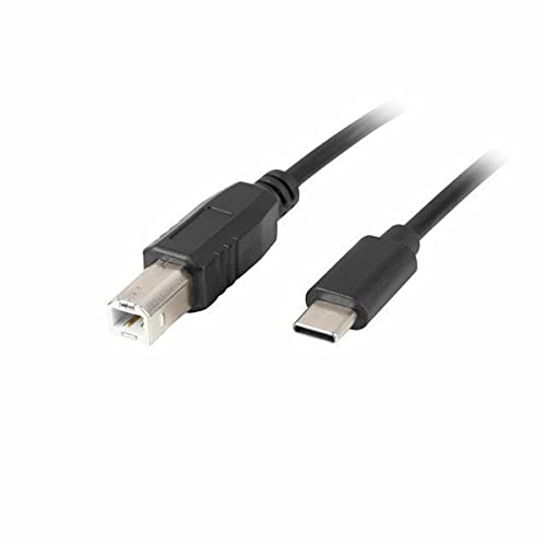 LANBERG USB-USB-Kabel USB-C M an USB-B M 2.0 Ferrit 3M schwarz von Lanberg