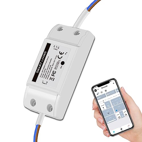 LANBON L8-HM Mesh WiFi Mini Relay Smart Switch, intelligenter DIY-Modulschalter für Smart Home-Automatisierungslösungen, unterstützt Alexa & Google Home & IFTTT, Neutralleiter erforderlich von Lanbon