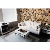 Firewood Vinyl Wandbild/Peel & Stick Holz Effekt Tapete Abnehmbare Brennholz Druck von LandscapeWalls