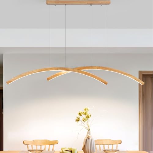 L120cm Pendelleuchte Holz Esstisch Esszimmer Lampen LED Hängelampe Dimmbar Hängeleuchte Wohnzimmer Küche Büro Hängend Leuchte Moderne linear Kronleuchter mit Fernbedienung Esstischlampe Pendant Lampe L120cm Pendelleuchte Holz Esstisch Esszimmer Lampen LED Hängelampe Dimmbar Hängeleuchte Wohnzimmer Küche Büro Hängend Leuchte Moderne linear Kronleuchter mit Fernbedienung Esstischlampe Pendant Lampe von Lanekd