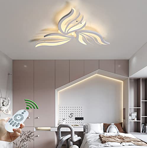 Lanekd Wohnzimmerlampe Deckenleuchte LED Wohnzimmer Schlafzimmer Lampe Deckenlampe Dimmbar mit Fernbedienung Modern Blume Design Decke Pendelleuchte Esszimmer Esstischlampe Küchen Hängend Lampen Lanekd Wohnzimmerlampe Deckenleuchte LED Wohnzimmer Schlafzimmer Lampe Deckenlampe Dimmbar mit Fernbedienung Modern Blume Design Decke Pendelleuchte Esszimmer Esstischlampe Küchen Hängend Lampen von Lanekd