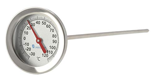 Lantelme Kompostthermometer Edelstahl -30 bis +120 Grad Sonde 30cm Komposter Garten Kompost Thermometer analog 8208 von Lantelme