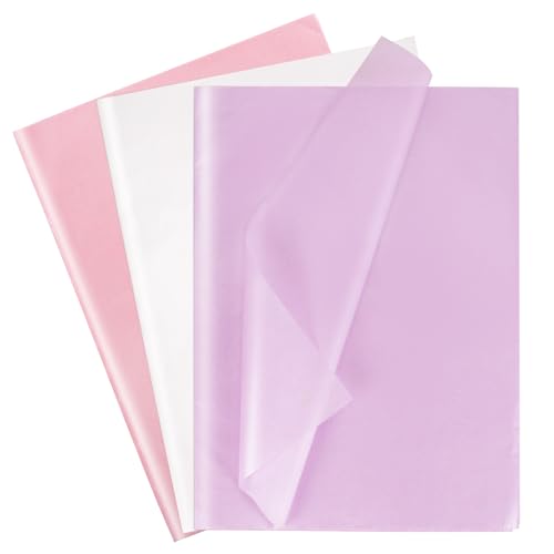 Larcenciel Seidenpapier, 30 Blatt Metallic Glitzer Seidenpapier Verpackungsmaterial für Geschenktüten, 3 Farben Perlglitzernde Geschenkpapier für Feste, Hochzeiten, Geburtstage, Partydeko, 50x35 cm von Larcenciel