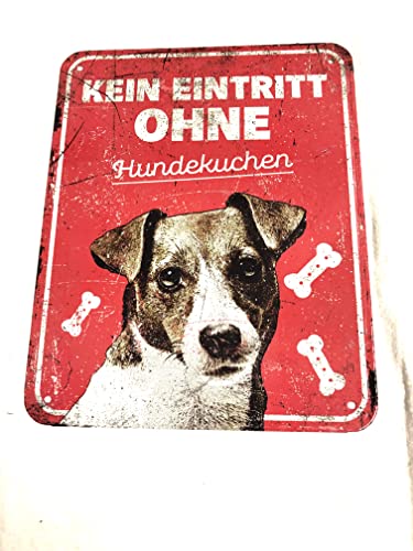 D&D Home, Jack Russel Warnschild, 25 x 20 x 0,3 cm, Rot, Schild, Rot, Hund von Laroy