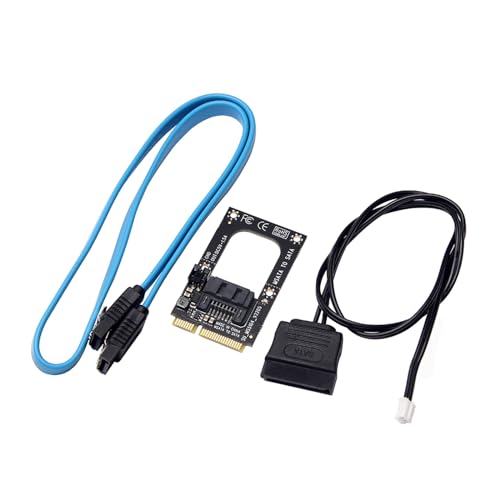 Laspi MSATA Zu Adapter MSATA 7-polige Konverterkarte Full High Half Size Für 2 5-Zoll-3 5-Zoll HDDSSD Mit Kabel MSATA Zu RiserBoard von Laspi