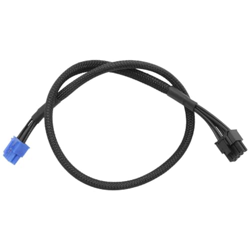 Laspi PCIe 8PIN Auf 6+2PIN PCIE PCIExpress Power Modularkabel Für Module Der Typ 3 AXi Serie Netzteilkabel 18AWG Draht Stromkabel GPU PCIe 8Pin Stecker Auf 8Pin (6+2) Stecker PCIExpress von Laspi