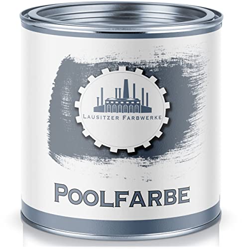 Lausitzer Farbwerke Schwimmbeckenfarbe traditionelle Poolfarbe Schwimmbadbeschichtung Betonfarbe wasserdicht in Blau Weiß Grau Grün Seegrün Lichtgrau Anthrazitgrau (10 L, Grün) von Lausitzer Farbwerke