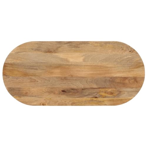 Lauuoeriau Furniture Item Home Tischplatte 110x50x3,8 cm oval Massivholz Mango-Möbel Lauuoeriau Furniture Item Home Tischplatte 110x50x3,8 cm oval Massivholz Mango-Möbel von Lauuoeriau