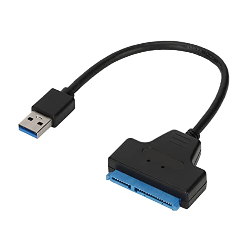 Lazmin112 Der USB3.0-zu-Adapter Unterstützt UASP, 5-Gbit/s-Datenübertragung, Automatischen Ruhezustand, Für SSD-Festplatten und 2,5-Zoll-3,5-Zoll-Schnittstellenfestplatten von Lazmin112