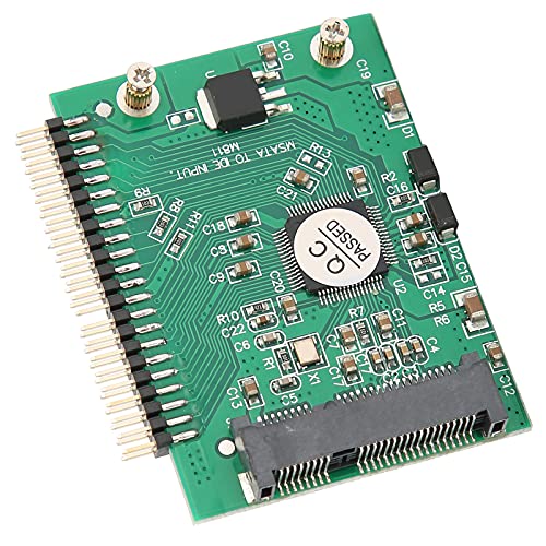 Lazmin112 MSATA SSD Adapterkarte, PCIE MSATA SSD auf 44 Pin IDE Festplattenkonverter Plug and Play von Lazmin112