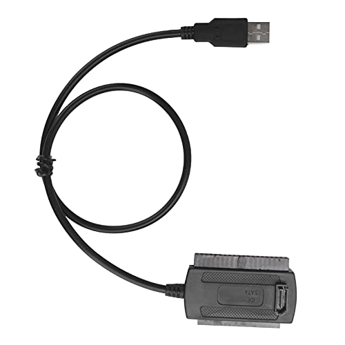 Lazmin112 USB-zu-Adapterkabel, 480 Mbit/s USB 2.0 zu/PATA/IDE/2.5 3.5 Solid State Drive Adapter Übertragungskabel, Unterstützung für 2000/ME/XP/Vista/7/OS X System von Lazmin112