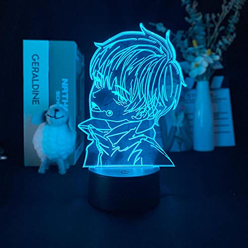 Anime Haikyuu Lampe 3D Nachtlicht RGB Bunte Illusion Licht Kind Raum Dekor Atmosphäre Schlaf Licht Weihnachten oder Geburtstagsgeschenk-16 Farbe mit Fernbedienung von Lbvrgg