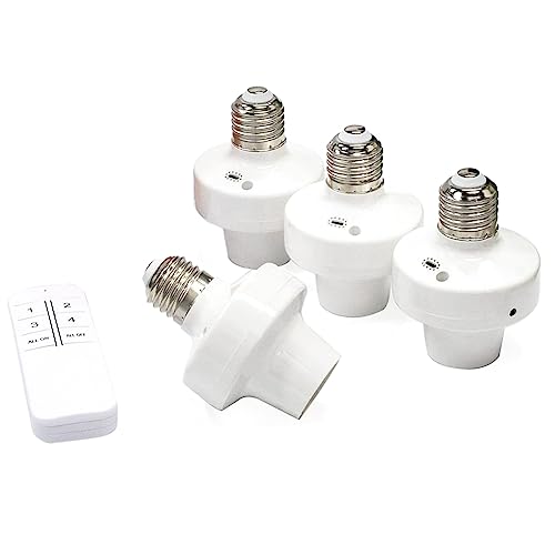 Lckiioy Fernbedienung Lampenfassung E27 Lampenfassung Adapter WIFI Intelligente Stimme Licht Fassung Metall von Lckiioy