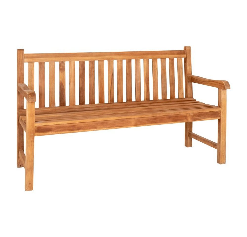 LebensWohnArt Sitzbank Massive Teak Sitzbank MONTAGNA ca. L150cm Gartenbank von LebensWohnArt