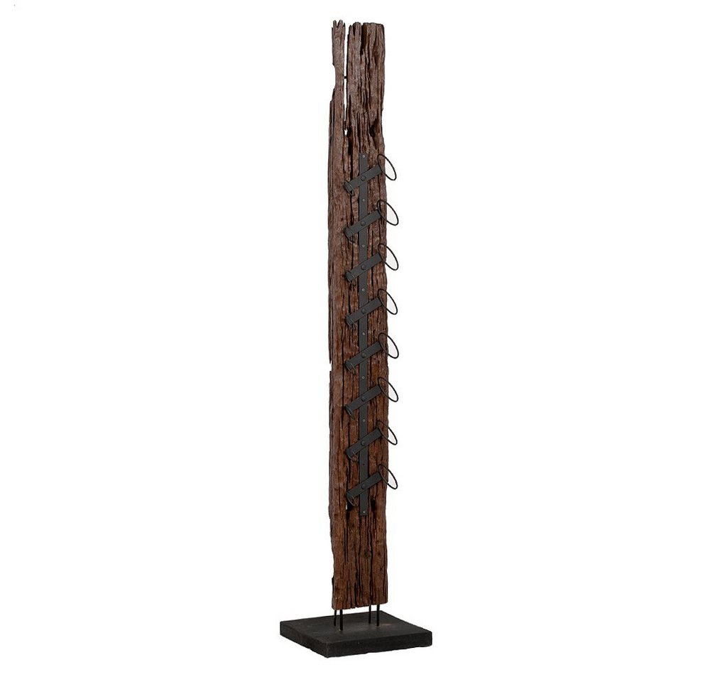 LebensWohnArt Weinregal Flaschenständer RANJA-XL ca. H220cm 8 Flaschen Teak von LebensWohnArt