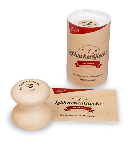 Lebkuchenbackform Lebkuchenglocke Lebkuchenform Nürnberger Lebkuchen backen, Backform, für Hobbybäcker und Konditoren 7 cm von Lebkuchenglocke