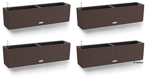 Lechuza -4er-Set Balconera Cottage 80, All-in-One Set, Mokka, 4er-Set Lechuza -4er-Set Balconera Cottage 80, All-in-One Set, Mokka, 4er-Set von Lechuza