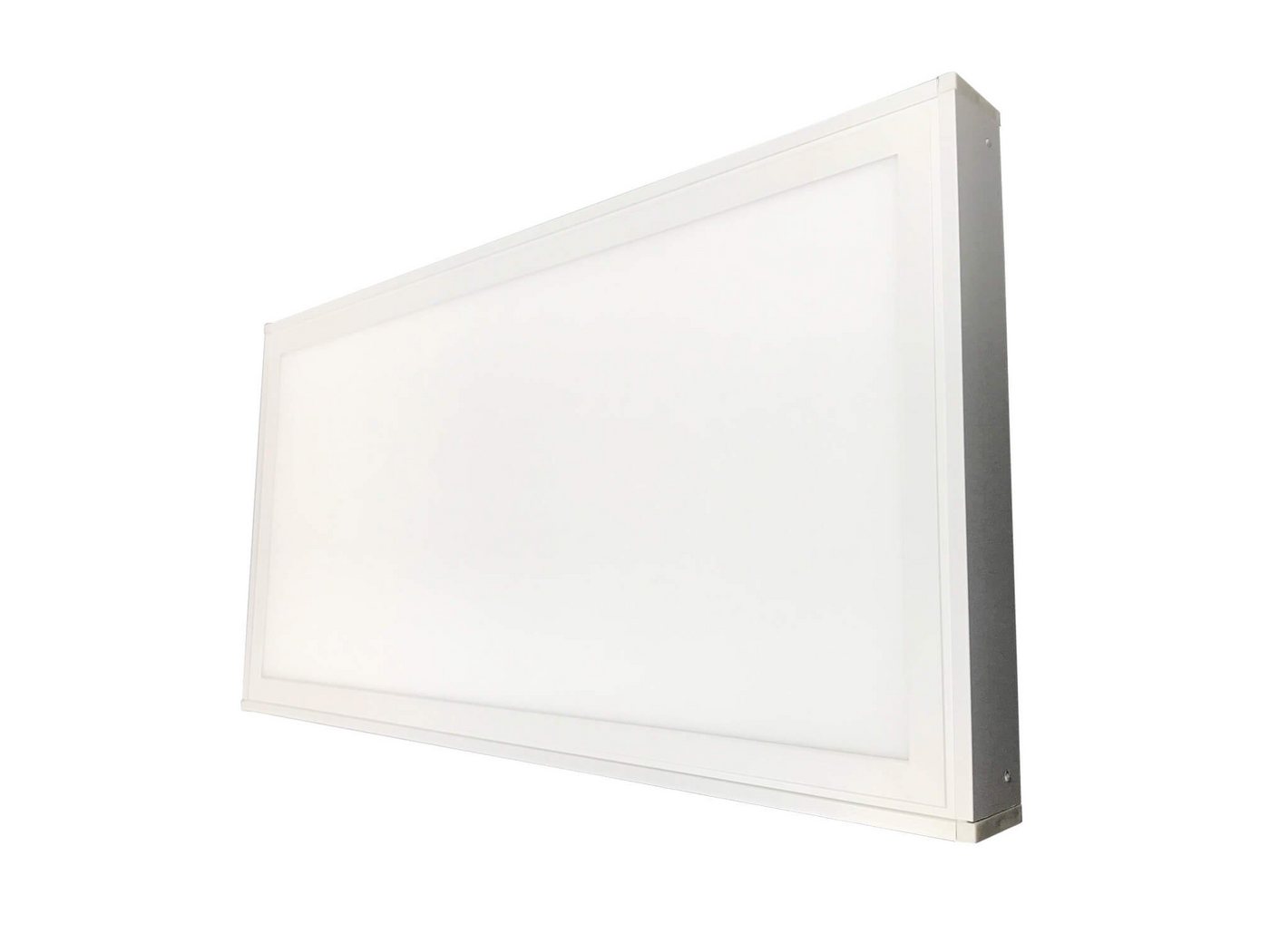 Lecom LED Deckenleuchte 60x30 Aufputz LED Deckenleuchte Panel Quadrat, Kaltweiß, Deckenlampe Aufbau Lampe Quadrat Eckig Wand Panel inkl. Aufbaurahmen von Lecom