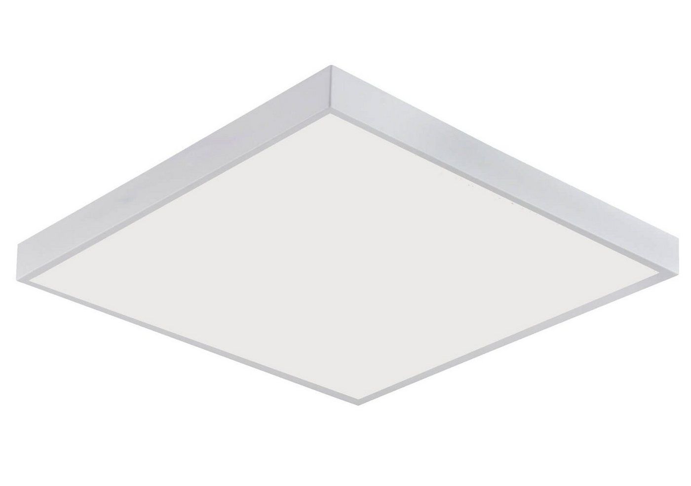 Lecom LED Deckenleuchte Aufputz LED Panel Quadrat 40 Watt-Eckig 600x600mm, Neutralweiß, Deckenlampe Aufbau Lampe Eckig Wand Panel inkl. Aufbaurahmen von Lecom