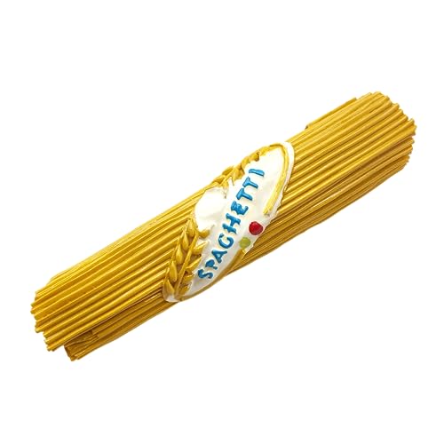 SPAGHETTI 3D Kühlschrankmagnet Vintage Flagge Italien Kühlschrankmagnet Pasta Dekoration für Magnettafel, Haus und Küche, Büro von Leddy Living