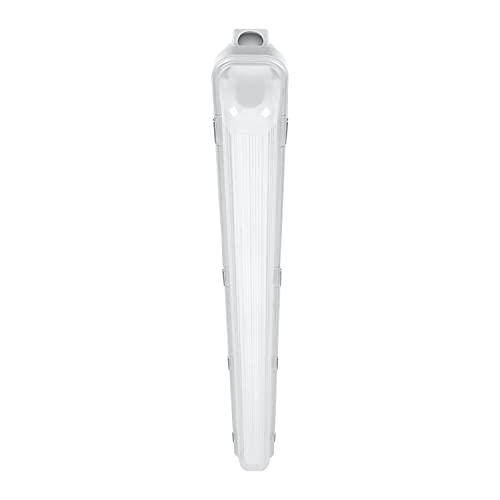 LEDVANCE Feuchtraumleuchte Gehäuse für 1xT8-LED-Lampen | aus robustem Plycarbonat (PC) grau, 60cm, geignet für SubstiTUBE EM/UN und SubstiTUBE Connected | DAMP PROOF HOUSING 60 1x Lamp IP65 von Ledvance