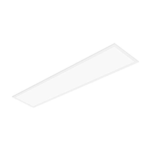 Ledvance Panel-Leuchte LED: für Decke/Wand, PANEL PERFORMANCE 1200x300 UGR19 / 30 W, 220…240 V, Cool White, 4000 K, Gehäusematerial: Aluminium, IP40/IP20, weiß, 4058075440630 von Ledvance
