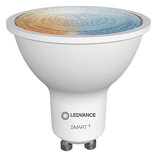 LEDVANCE Smart+ LED, ZigBee GU10 Reflektor, warmweiß bis tageslicht (2700K - 6500K), dimmbar, Direkt kompatibel mit Echo Plus und Echo Show (2. Gen.), Kompatibel mit Philips Hue Bridge von Ledvance