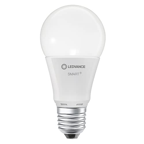LEDVANCE Smart+ LED, ZigBee Lampe mit E27 Sockel, warmweiß, dimmbar, Direkt kompatibel mit Echo Plus und Echo Show (2. Gen.), Kompatibel mit Philips Hue Bridge von Ledvance