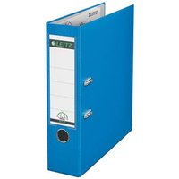 Leitz Ordner 1010 DIN A4 Rückenbreite: 80mm Hellblau 2 Bügel 10105030 von Leitz