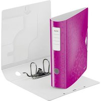 Leitz Ordner 1106 Active WOW DIN A4 Rückenbreite: 82mm Pink (metallic) 2 Bügel 1106-00-23 von Leitz