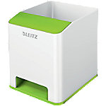 Leitz WOW Sound Stiftehalter Duo Colour Weiß, Grün 9 x 10 x 10,1 cm von Leitz