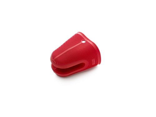 Lékué Topfhandschuh, Silikon, rot/schwarz, einzeln, 12x10x11 cm von Lékué