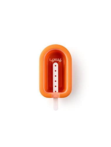 Lékué Form für Eis am Stil, Silikon, stapelbar, orange, 1 Stück Lékué Form für Eis am Stil, Silikon, stapelbar, orange, 1 Stück von Lékué