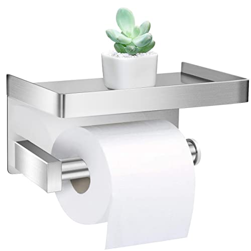 Lelan Toilettenpapierhalter, Material Edelstahl für Badezimmer, Küche, Toilette (Silber) von Lelan
