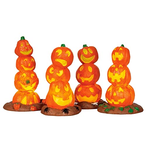 Lemax - Pumpkin Stack - Beleuchtetes Zubehör - Halloween Village - Spooky Town - Dorf von Spooky Town
