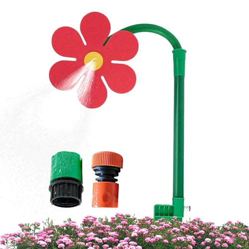 Crazy Daisy Sprinkler | Tanzende Blume Rasensprinkler Bewässerung Sprenger | 720° Drehbarer Rasenbewässerungssprinkler Für Den Gartenhof von Lembeauty