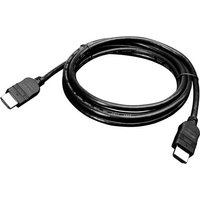 Lenovo HDMI Anschlusskabel HDMI-A Stecker, HDMI-A Stecker 2.00m Schwarz 0B47070 HDMI-Kabel von Lenovo