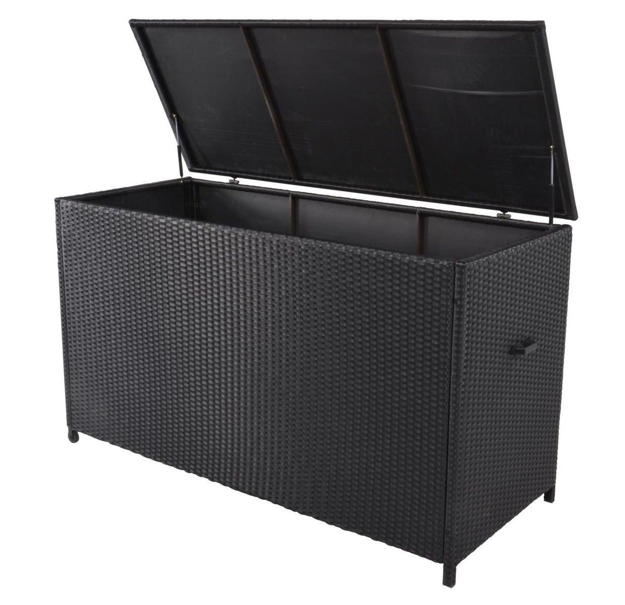 Lesli Living Gartenbox Lesli Living Kissenbox Aufbewahrungsbox "Black" von Lesli Living