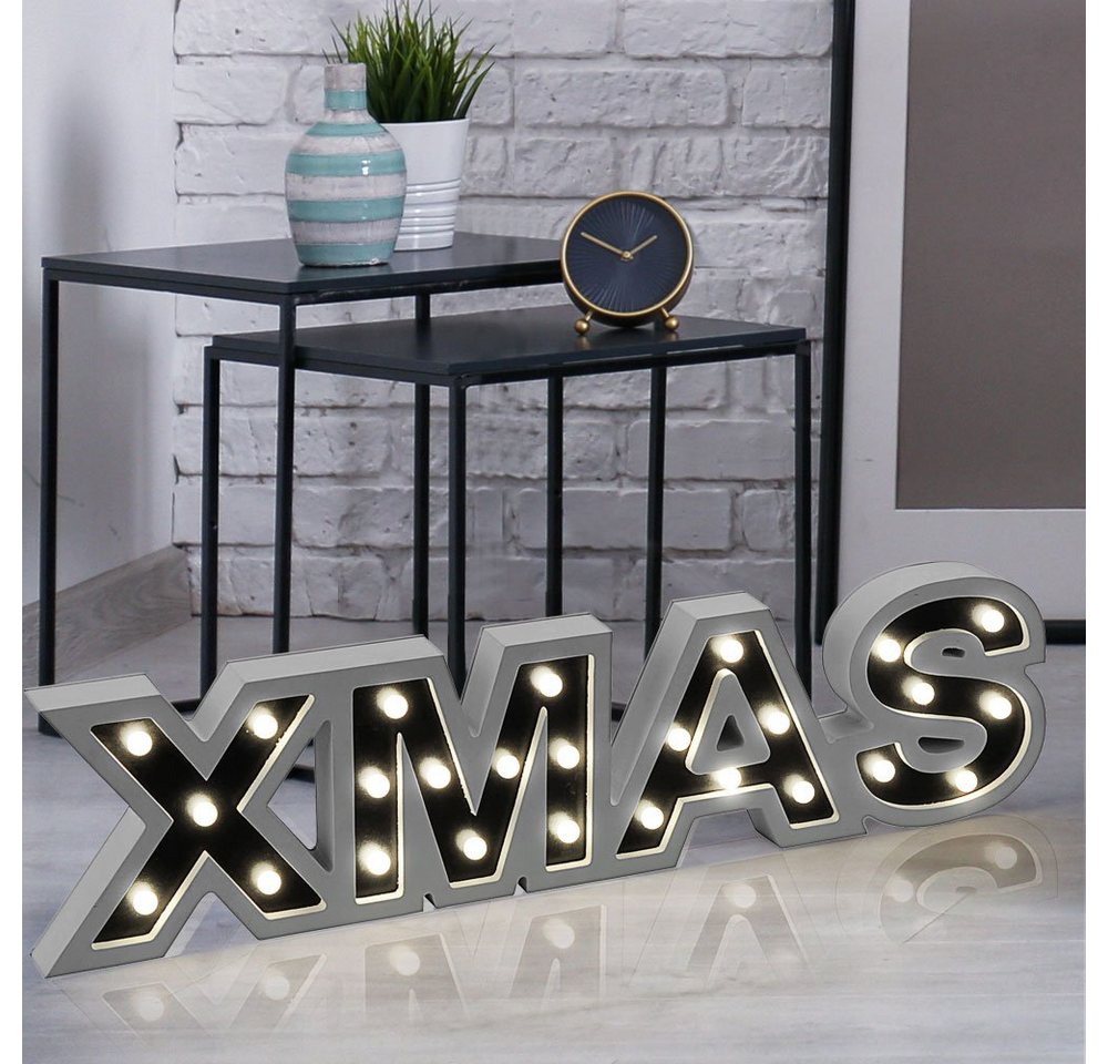 etc-shop LED Dekolicht, XMAS LED Steh Lampe Wohn Zimmer Weihnachts Winter von etc-shop