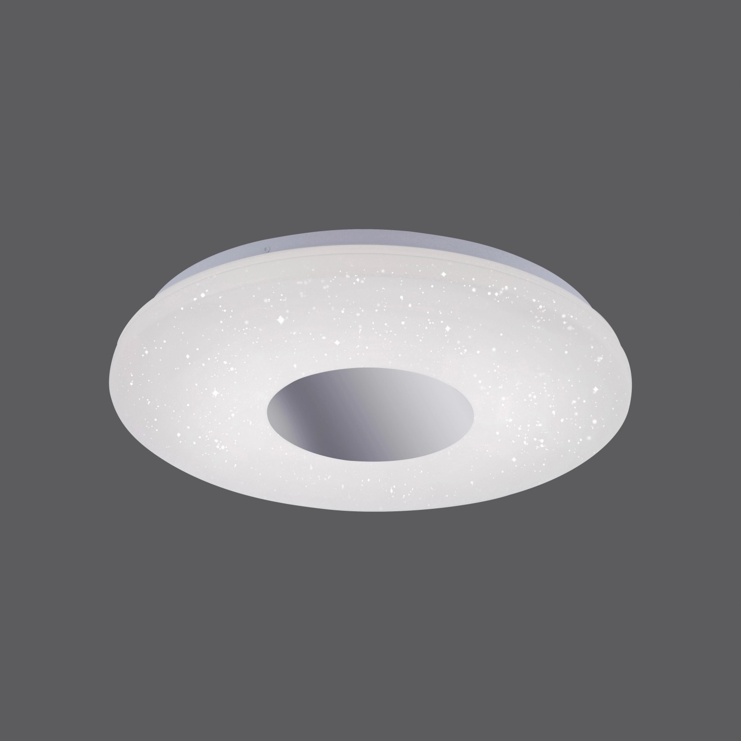 Just Light. LED-Deckenleuchte Lavinia Chrom IP44 mit Bewegungsmelder von Just Light.