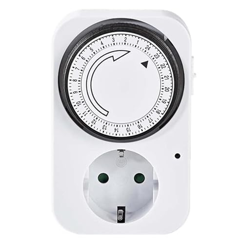 Analoger Programmierer, 24 Stunden, Timer, 3600 W, 250 V, 16 A, 50 Hz, IP 20, verstellbar von Levitantes