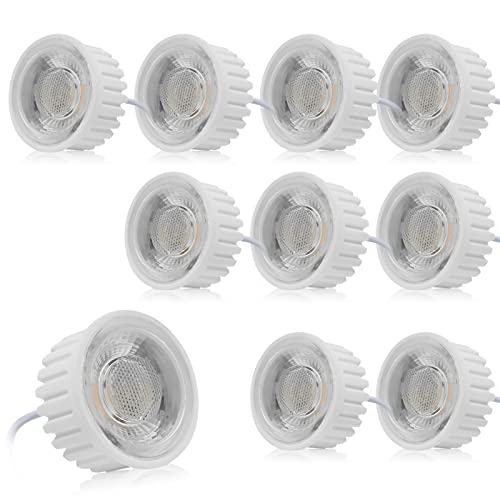 Lex Collective LED Keramik Modul Flach 230V 5W 38° GU10 Warmweiß dimmbar Decken Spots Ersatz (10er Pack) von Lex Collective