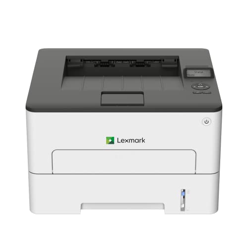 Lexmark B2236dw Laserdrucker Schwarz Weiss (WLAN, LAN, bis zu 34 S./Min. mit automatischem beidseitigem Druck, Mobiler Druck) Kleiner Drucker (2er-Serie) von Lexmark