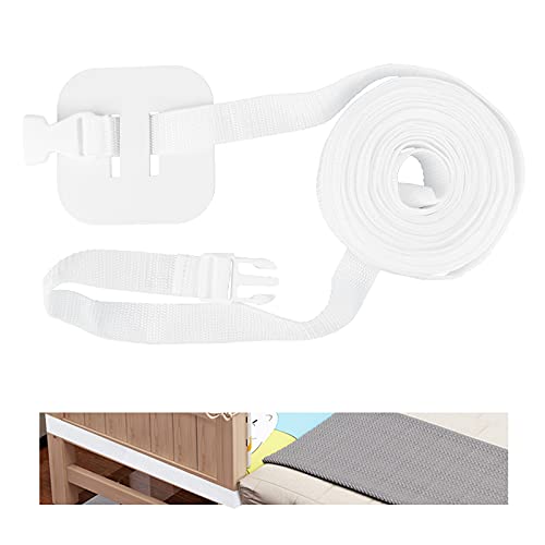 LiangDian Gurt für Babybett 1 Stück 7m*2.5cm Beistellbett Befestigung Gurt Einstellbarer Beistellbett Gurt Weißer Babybett Gurt für Boxspringbett von LiangDian