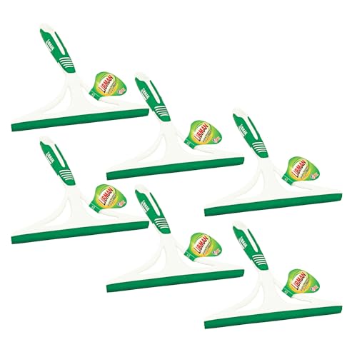 Libman Commercial 1070 Duschabzieher aus Polypropylen und Sanoprene, 20,3 cm breit, Grün und Weiß, 6 Stück von Libman