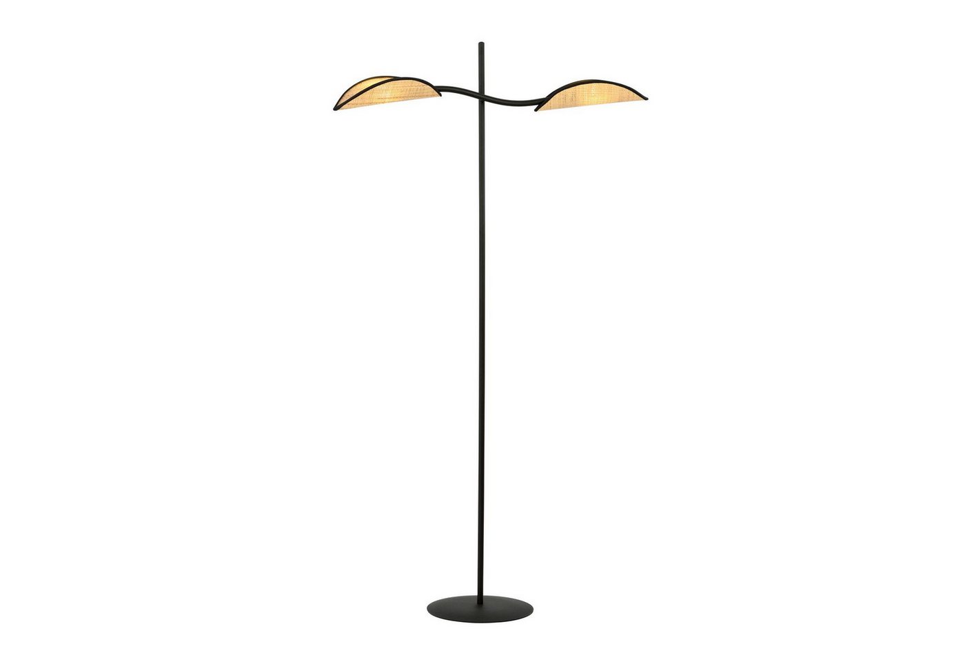 Licht-Erlebnisse Stehlampe BECKA, ohne Leuchtmittel, Korb Schirm Metall 150 cm Schwarz Natur E14 2-flammig Modern Licht-Erlebnisse Stehlampe BECKA, ohne Leuchtmittel, Korb Schirm Metall 150 cm Schwarz Natur E14 2-flammig Modern von Licht-Erlebnisse